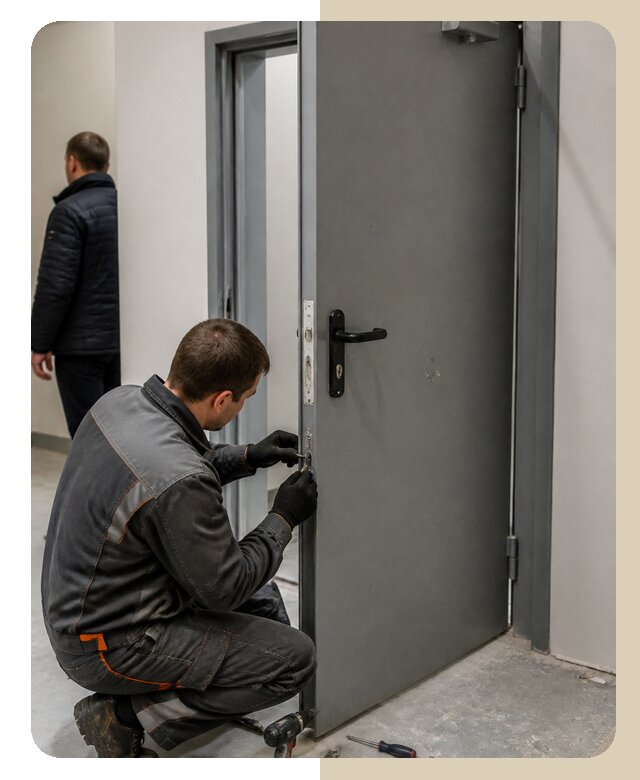 Ремонт противопожарной двери в Сергиеве Посаде по цене 6652 р. | ДвериЛегко-Сгп