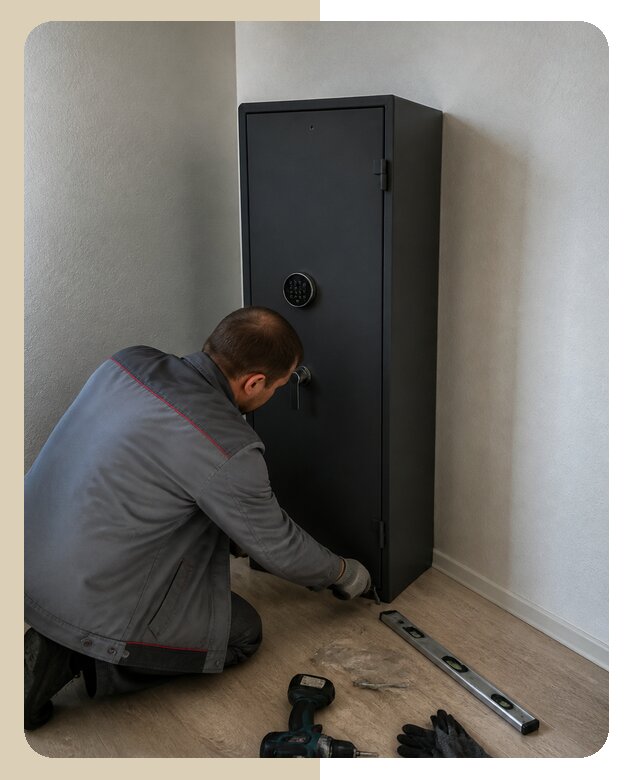 Профессиональная установка оружейного сейфа под ключ в Сергиеве Посаде